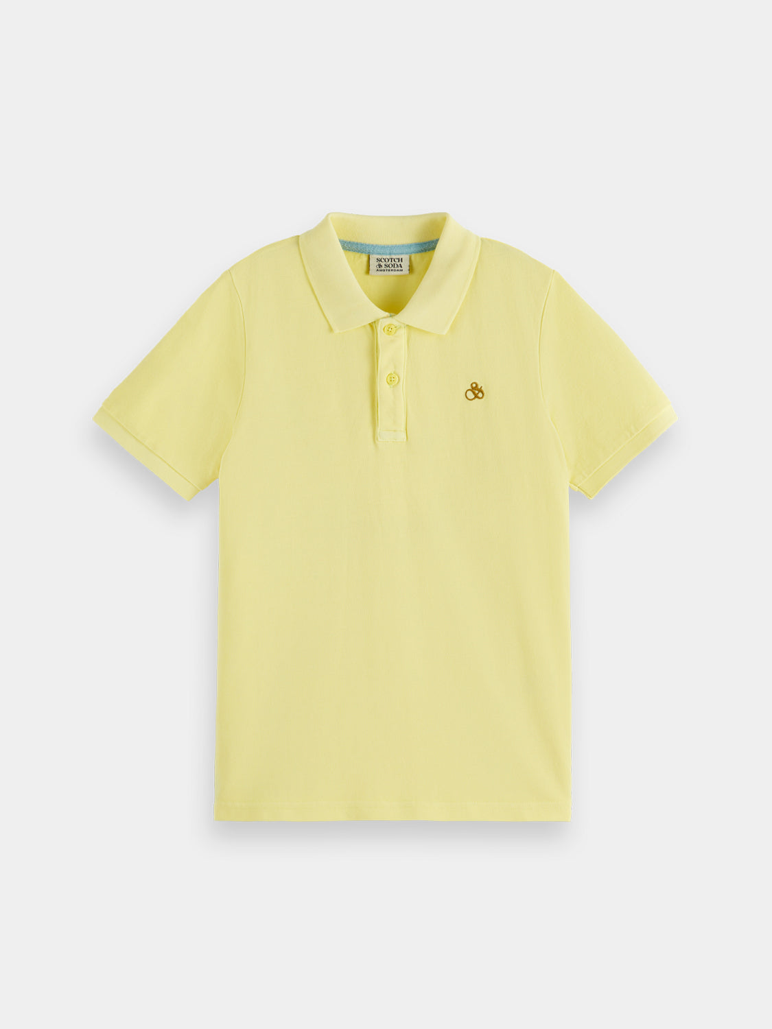 Kids - Garment-dyed pique polo - Scotch & Soda AU