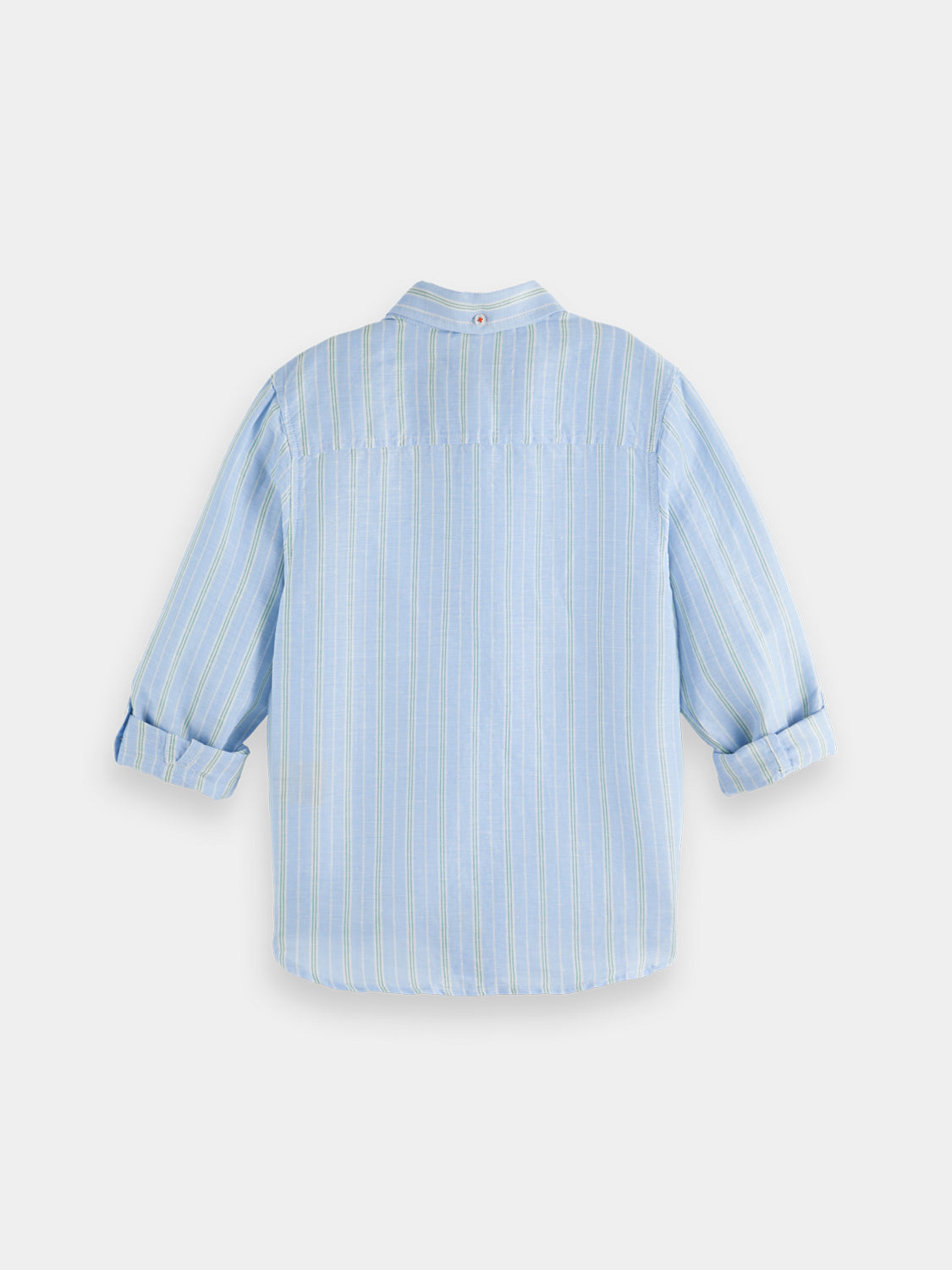 Kids - Yarn-dyed linen shirt - Scotch & Soda AU