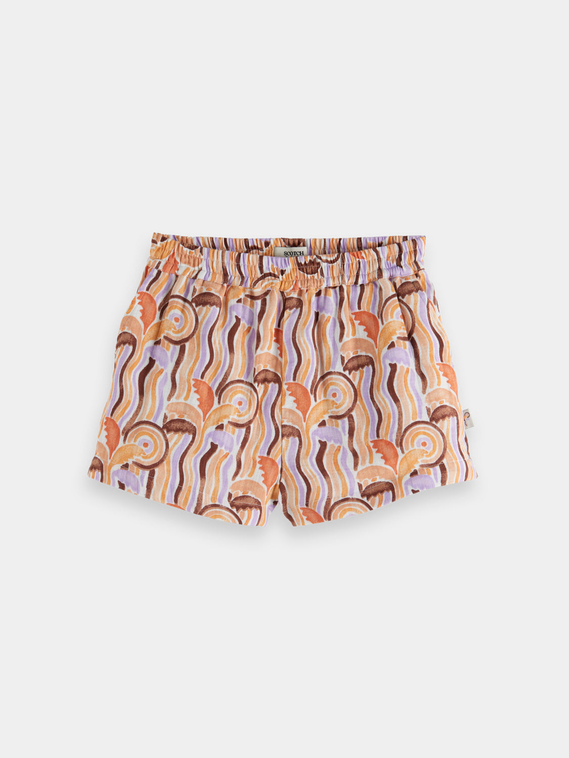 Kids - Crinkle cotton shorts - Scotch & Soda AU