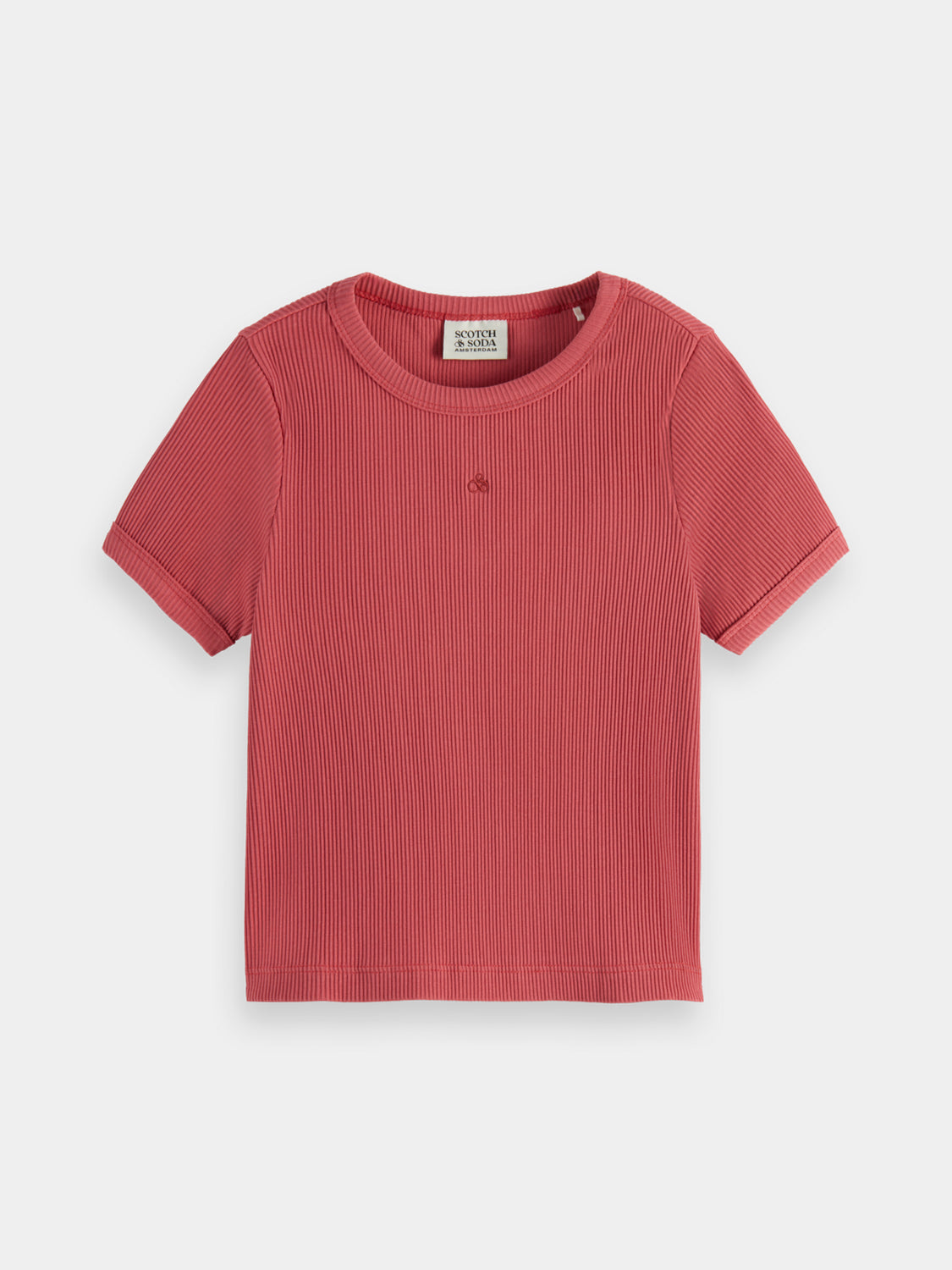 Kids - Ribbed t-shirt - Scotch & Soda AU
