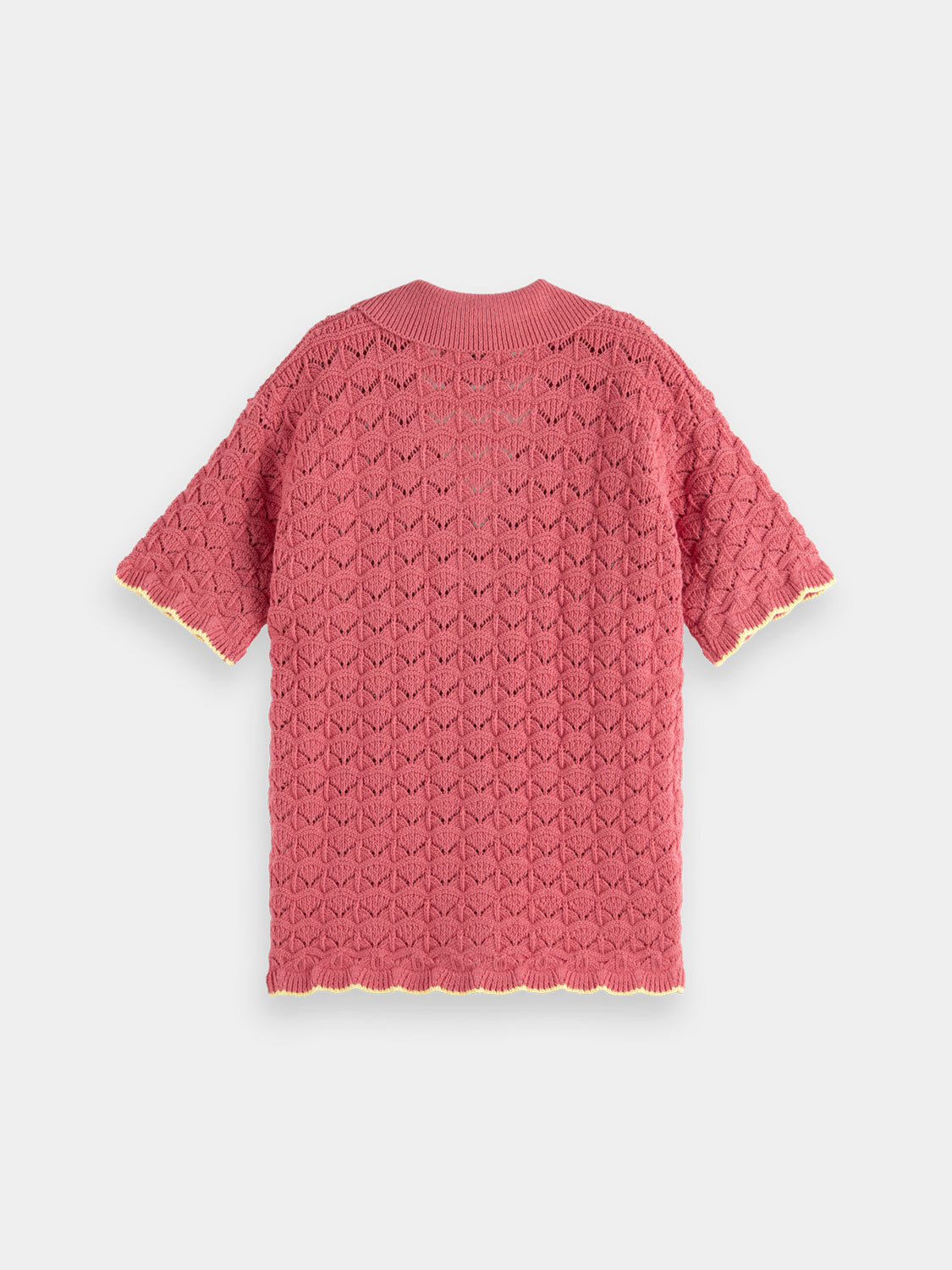 Kids - Scalloped knitted shirt - Scotch & Soda AU