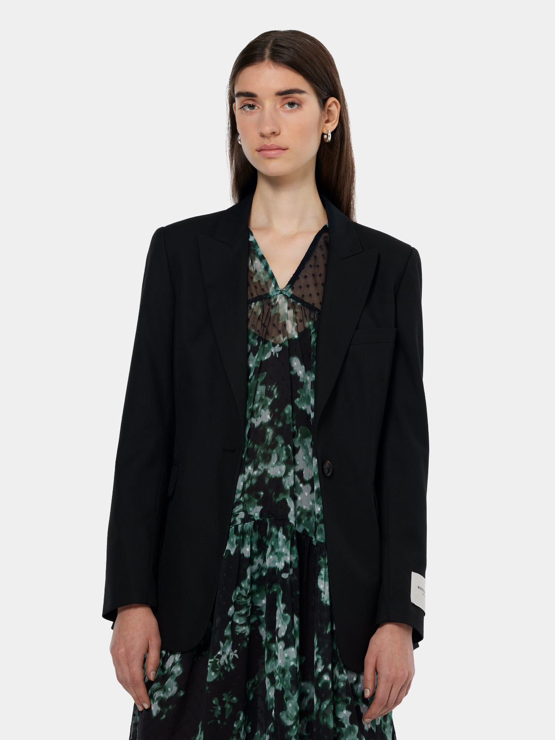 Single-breasted fitted blazer - Scotch & Soda AU
