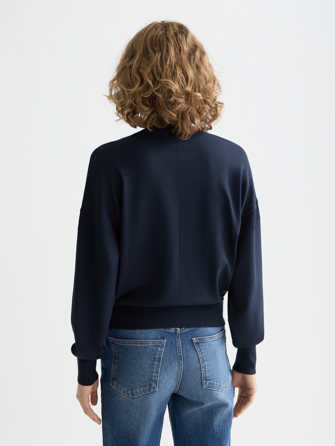 V-neck relaxed fit pullover - Scotch & Soda AU