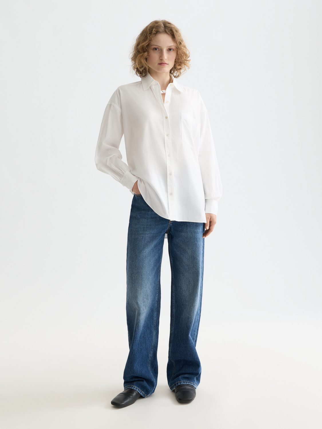 Girlfriend poplin shirt - Scotch & Soda AU