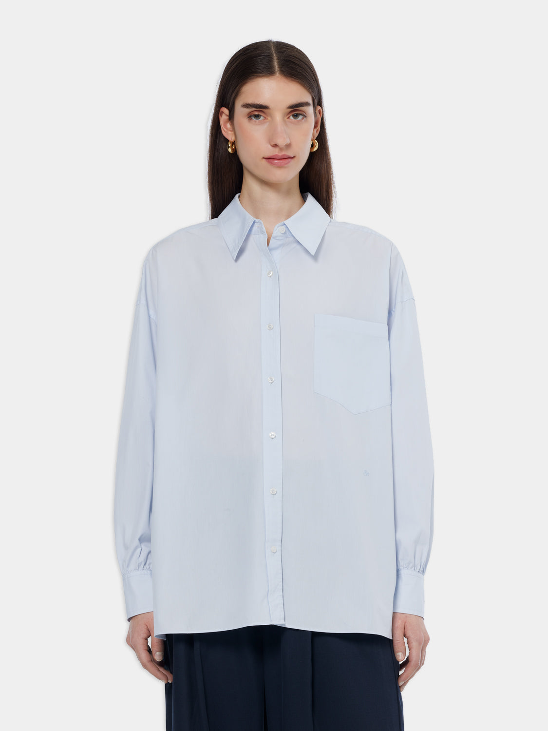 Girlfriend poplin shirt - Scotch & Soda AU