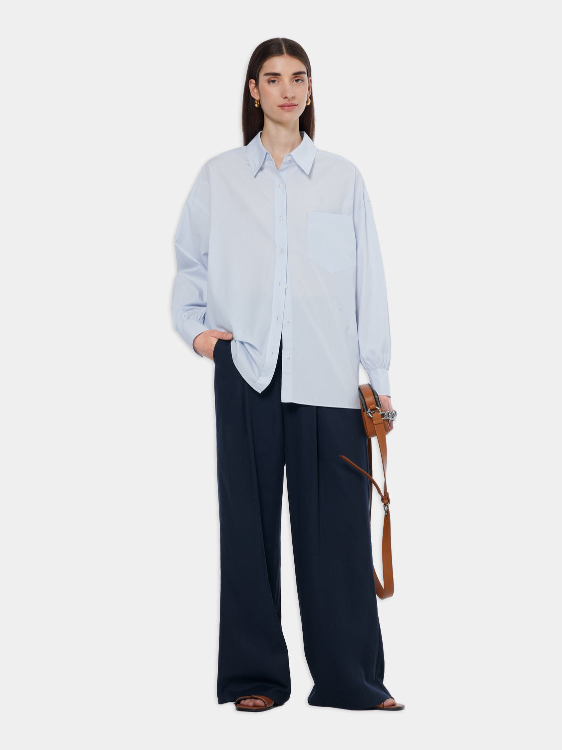 Girlfriend poplin shirt - Scotch & Soda AU