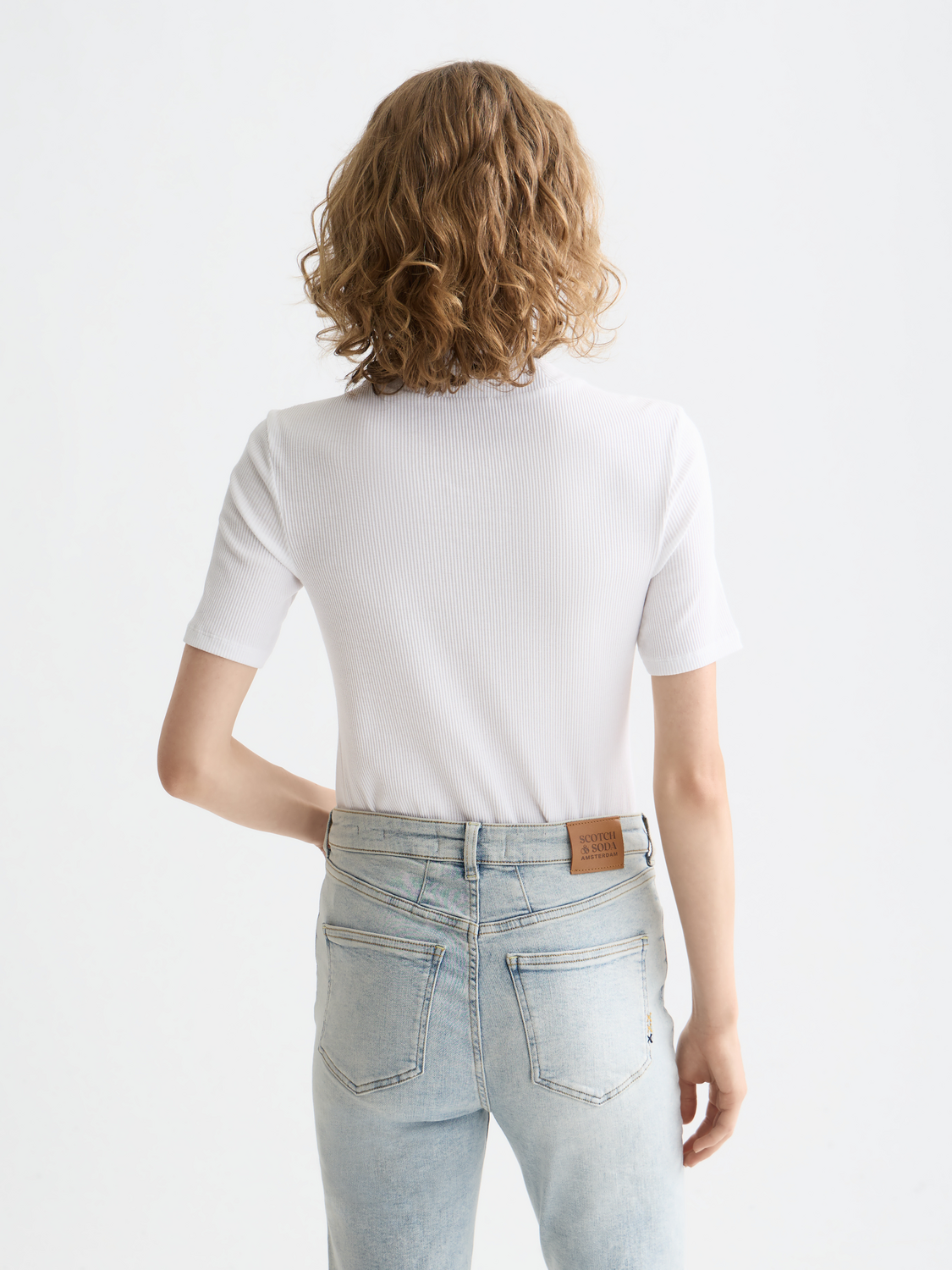 Ribbed mock neck - Scotch & Soda AU