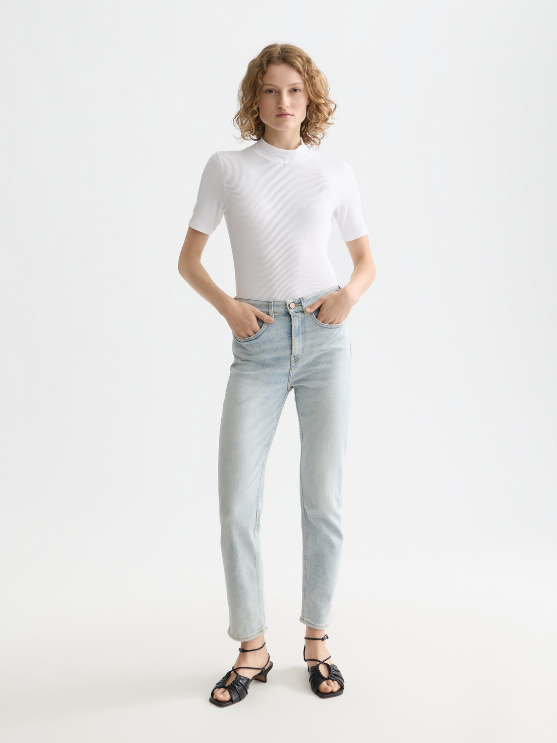 Ribbed mock neck - Scotch & Soda AU