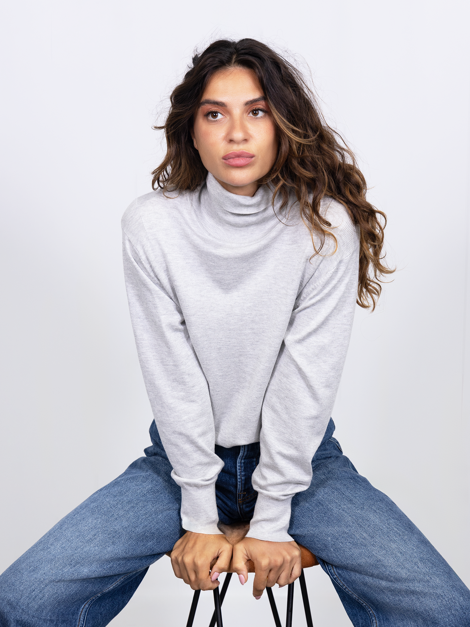 Roll neck relaxed pullover - Scotch & Soda AU