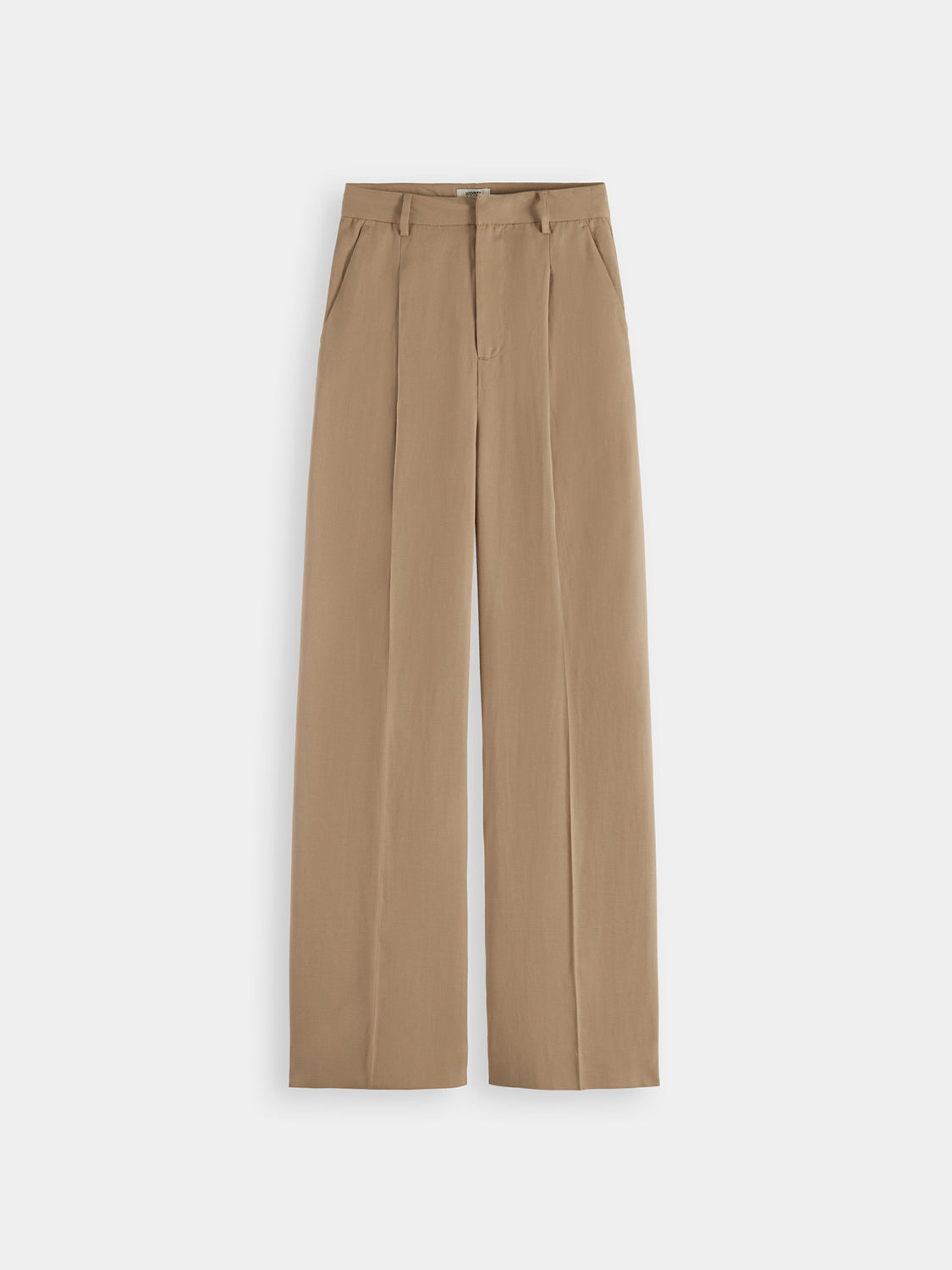 High-Waist Rose Print Pants
