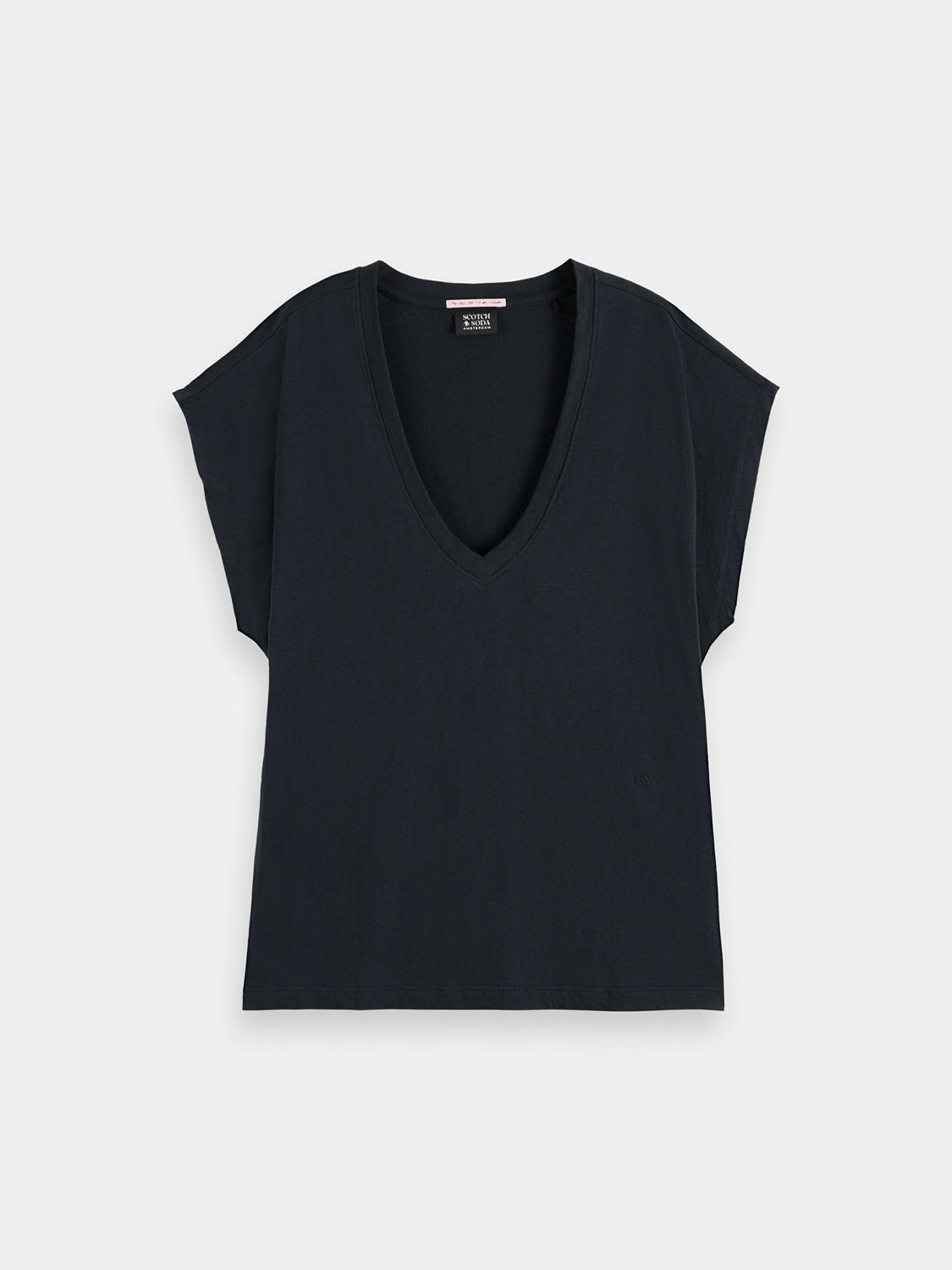 Slub v-neck t-shirt - Scotch & Soda AU