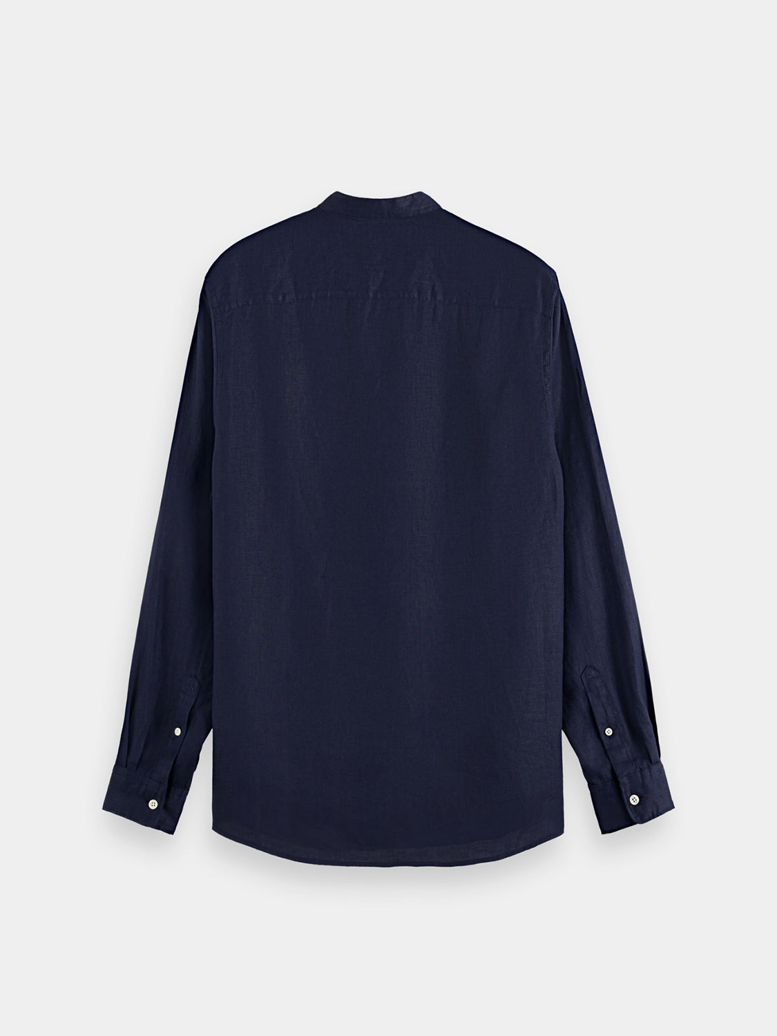 Collarless linen shirt - Scotch & Soda AU