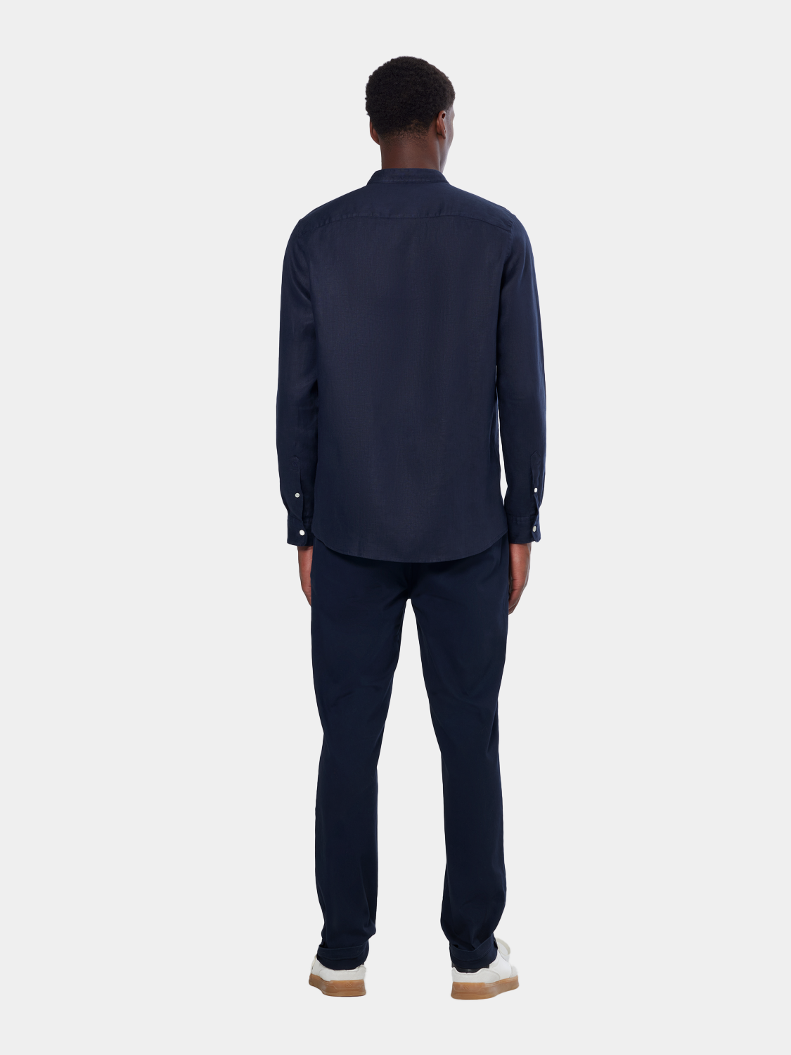 Collarless linen shirt - Scotch & Soda AU