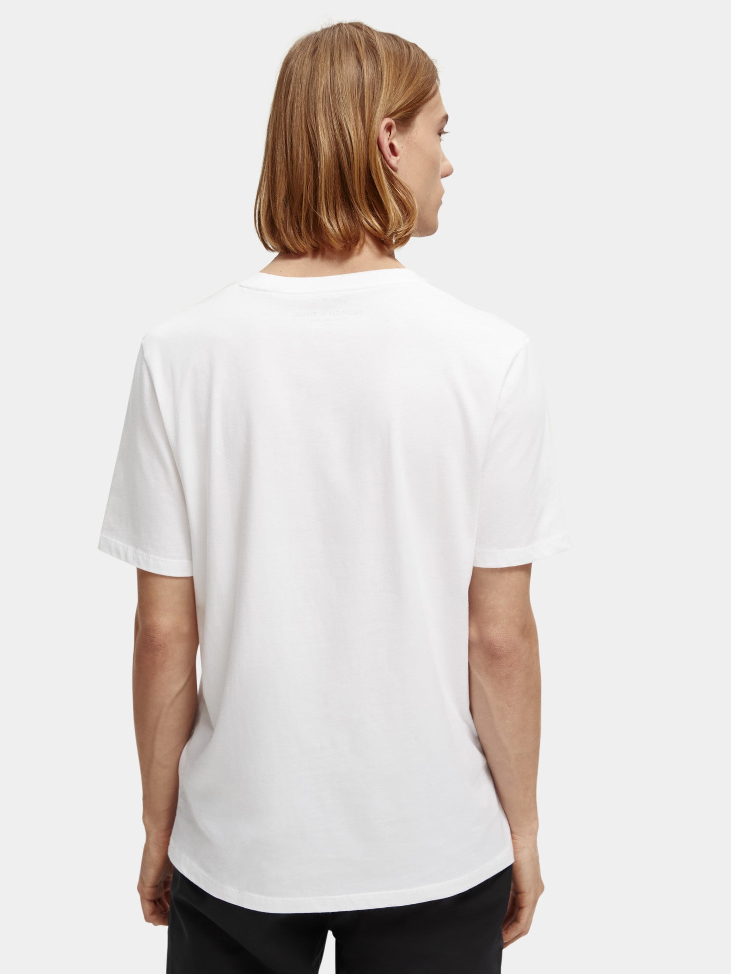 Organic cotton jersey t-shirt - Scotch & Soda AU