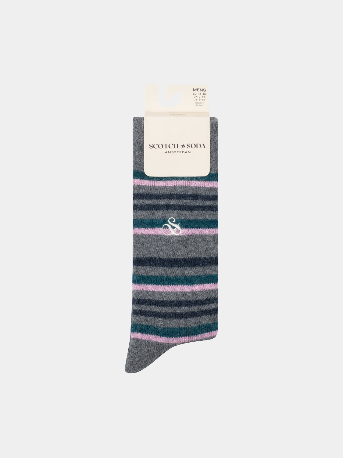 1-pack striped crew socks - Scotch & Soda AU