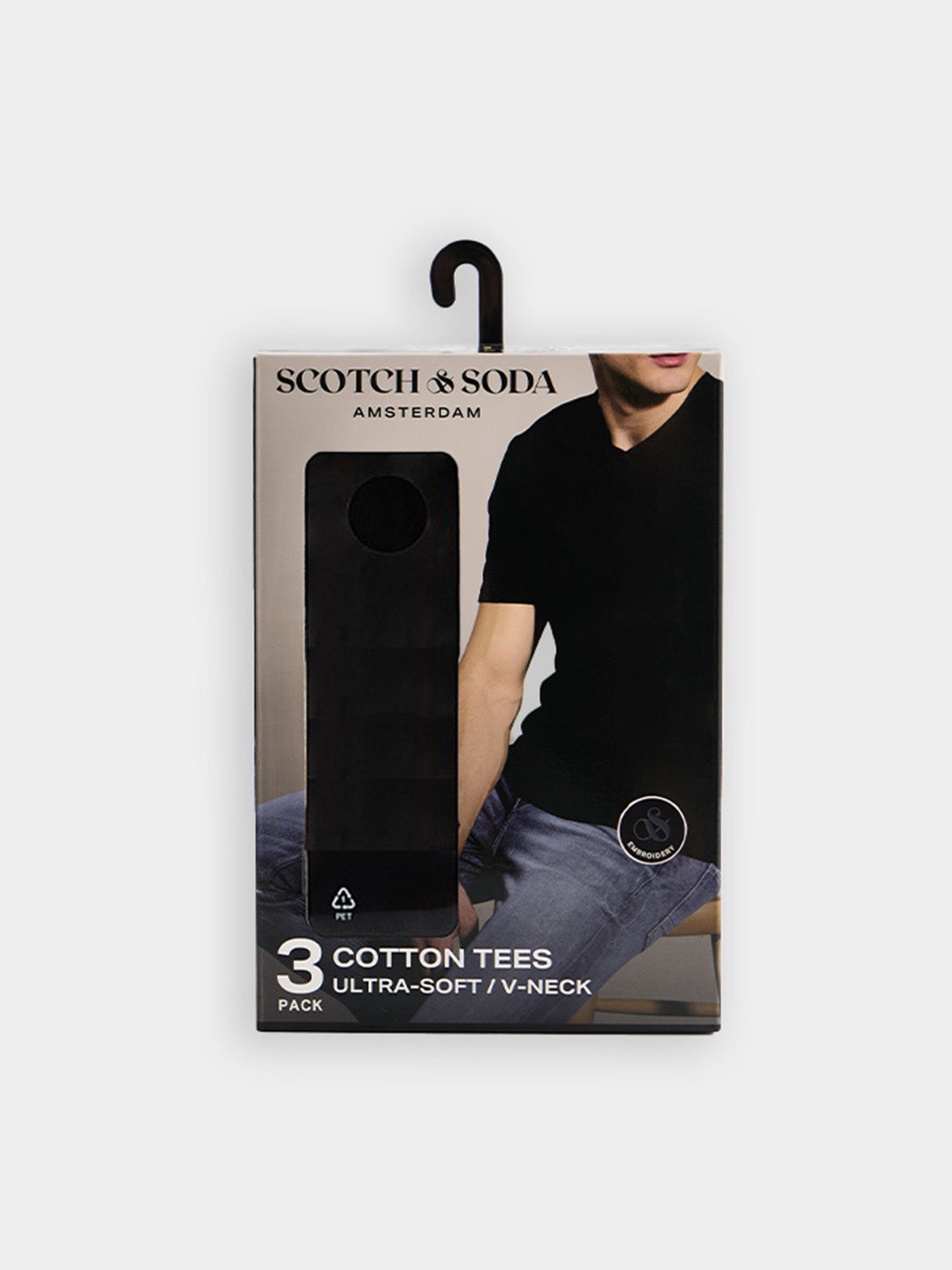 3-pack v-neck t-shirts - Scotch & Soda AU