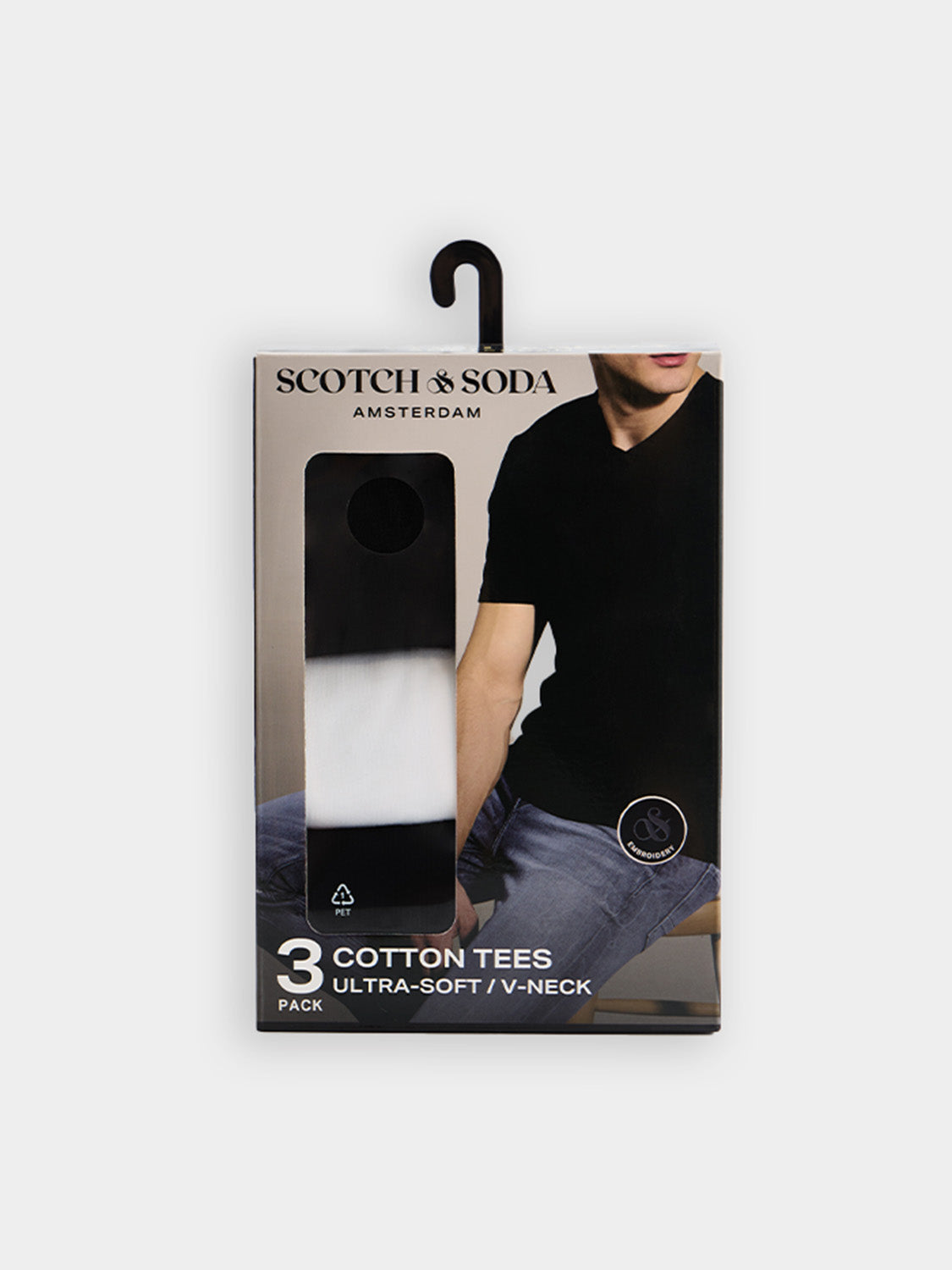 3-pack v-neck t-shirts - Scotch & Soda AU