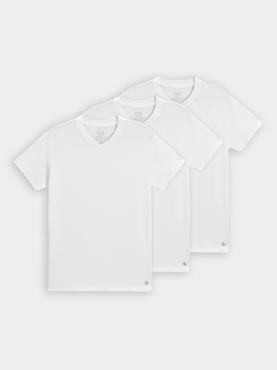 3-pack v-neck t-shirts - Scotch & Soda AU