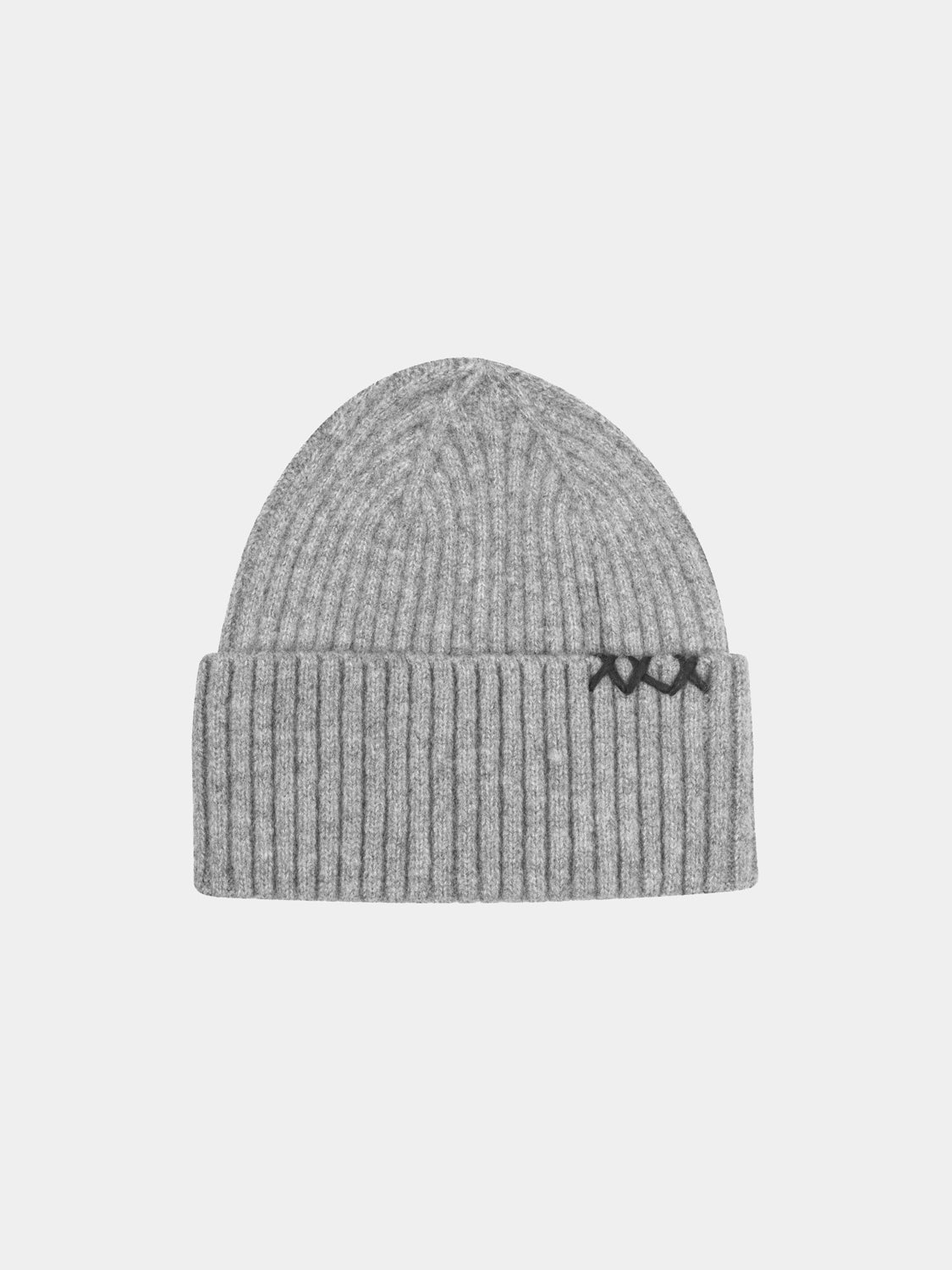 Ribbed cuffed beanie