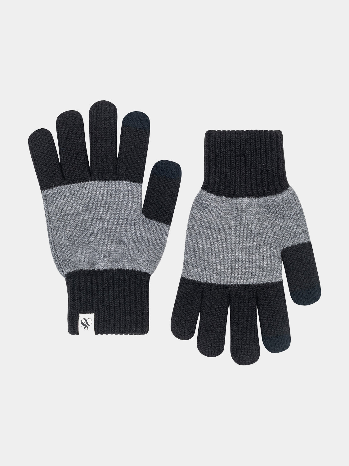 Colourblock knit gloves - Scotch & Soda AU