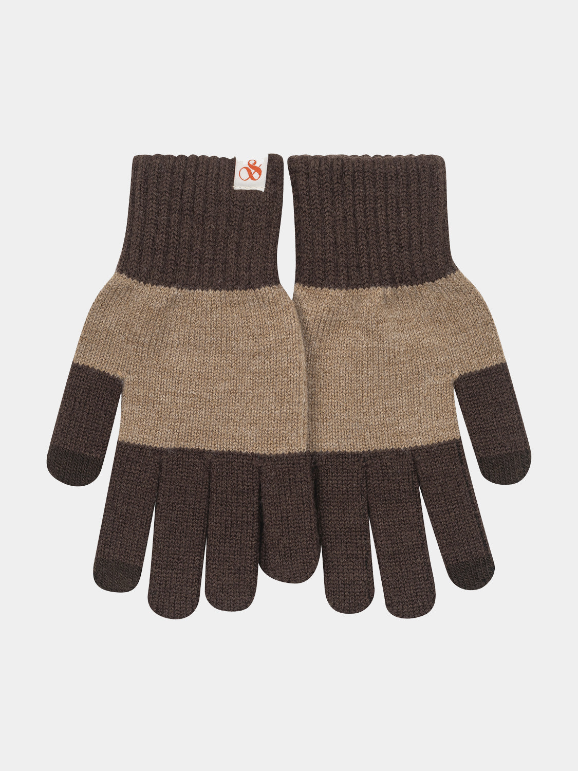 Colourblock knit gloves - Scotch & Soda AU