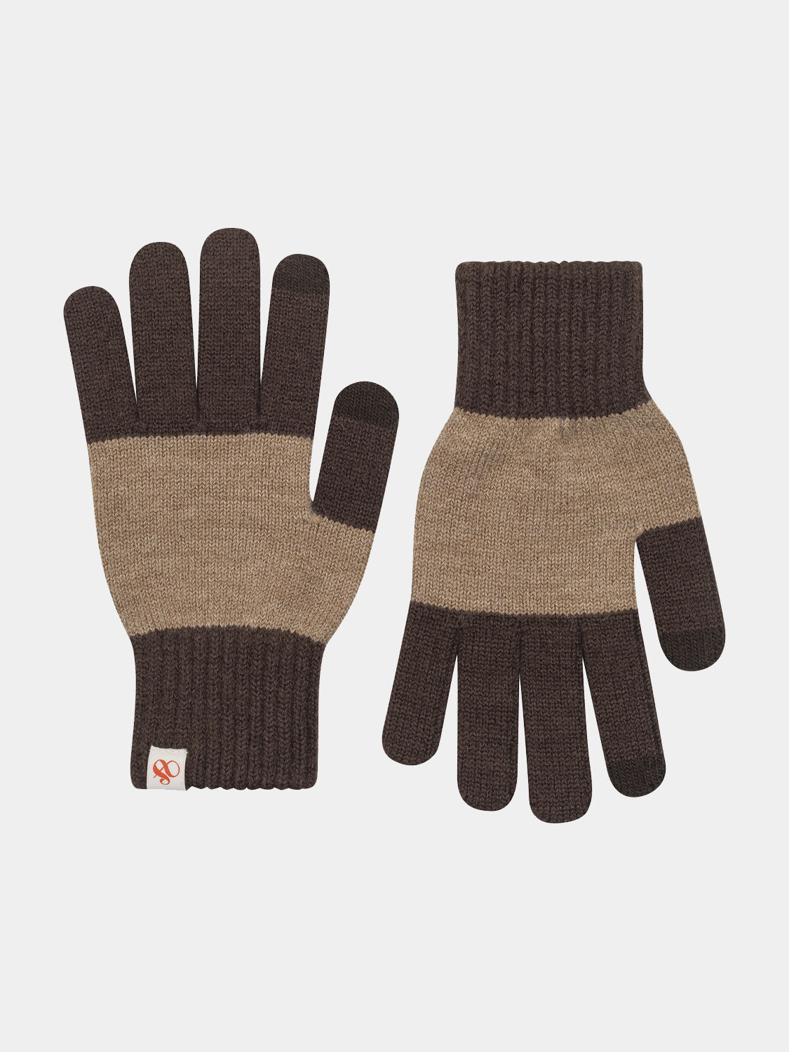 Colourblock knit gloves - Scotch & Soda AU