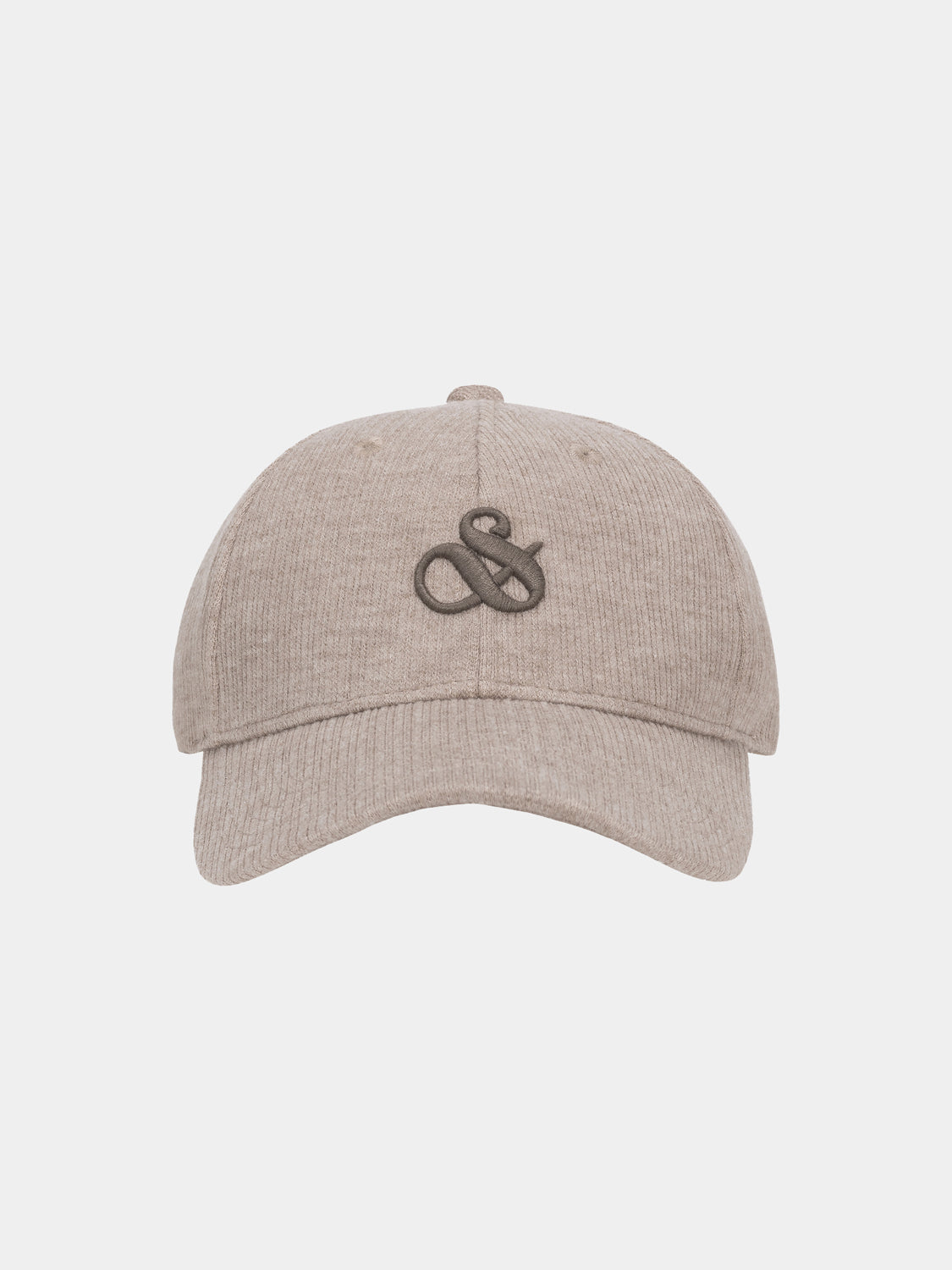 Brushed ribbed cap