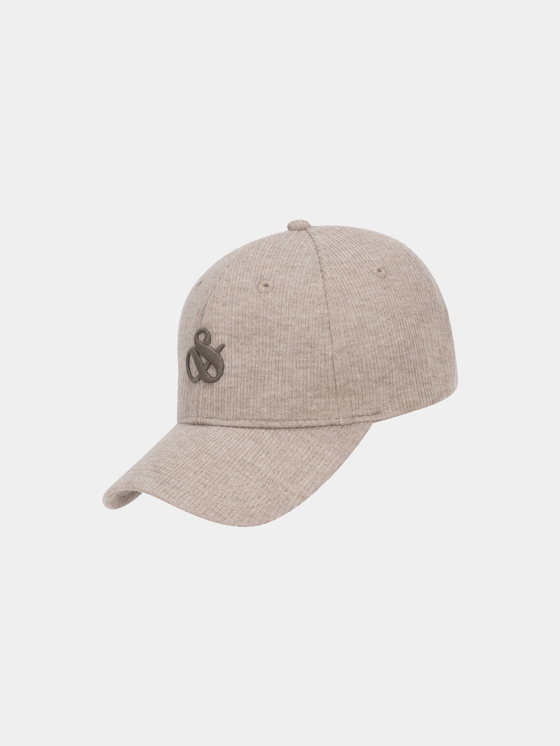 Brushed ribbed cap