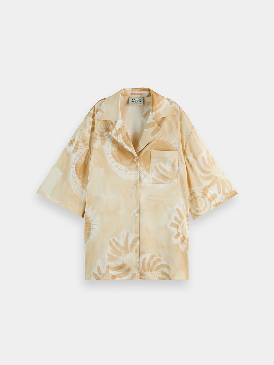 Satin short sleeved shirt - Scotch & Soda AU