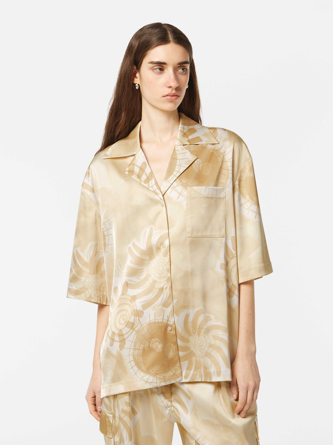 Satin short sleeved shirt - Scotch & Soda AU