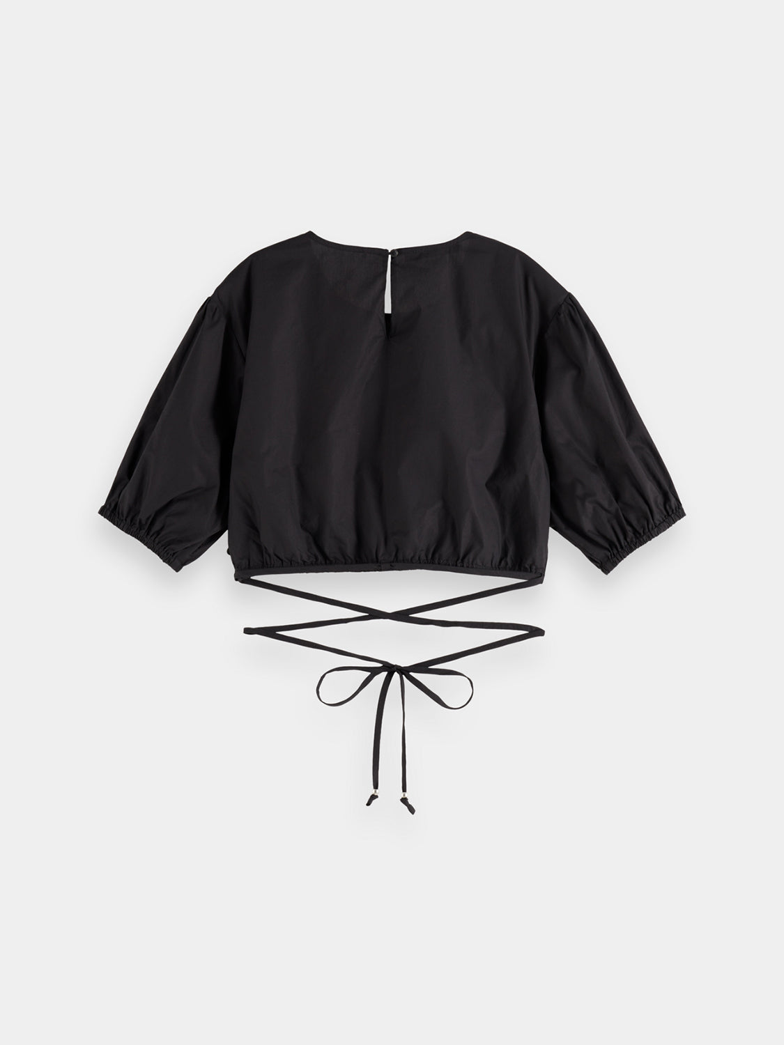 Cropped poplin top - Scotch & Soda AU