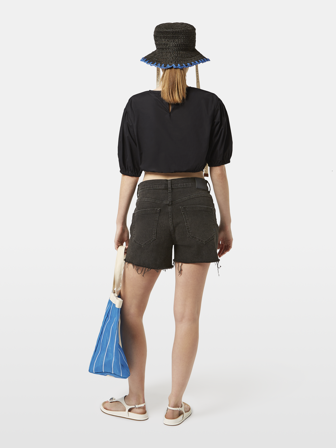 Cropped poplin top - Scotch & Soda AU