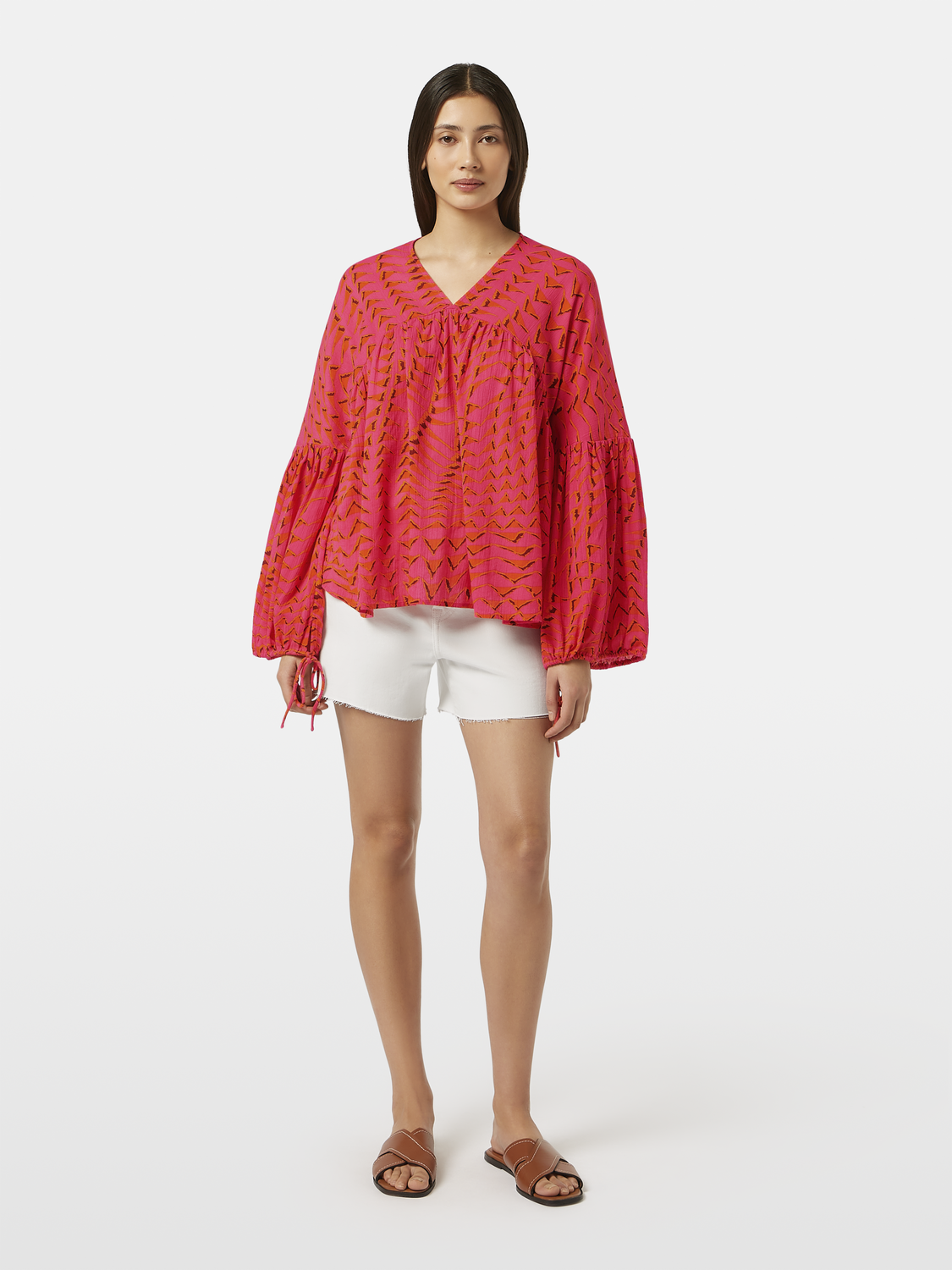 Printed crinkle top - Scotch & Soda AU