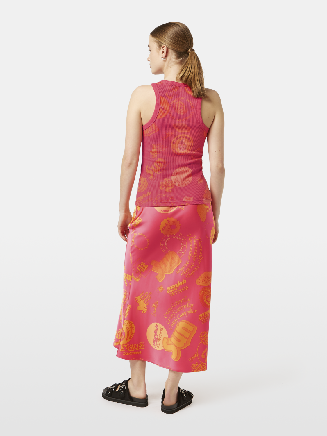 Printed ribbed tank - Scotch & Soda AU
