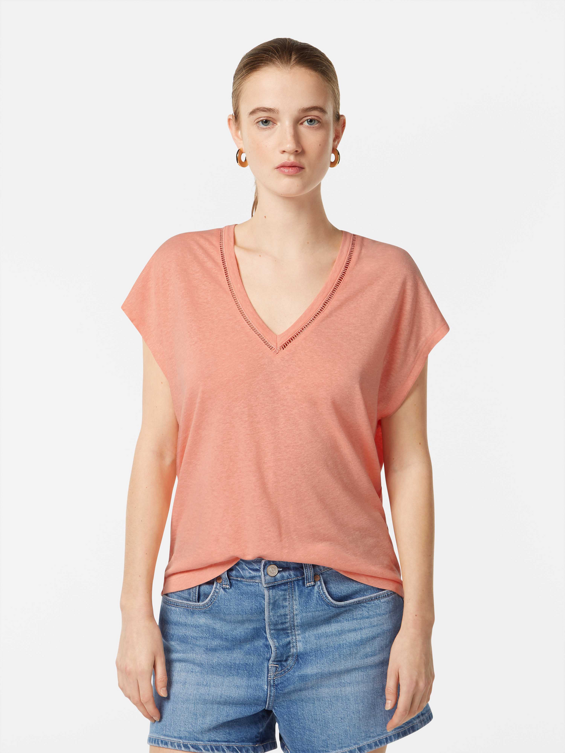 V-neck t-shirt - Scotch & Soda AU