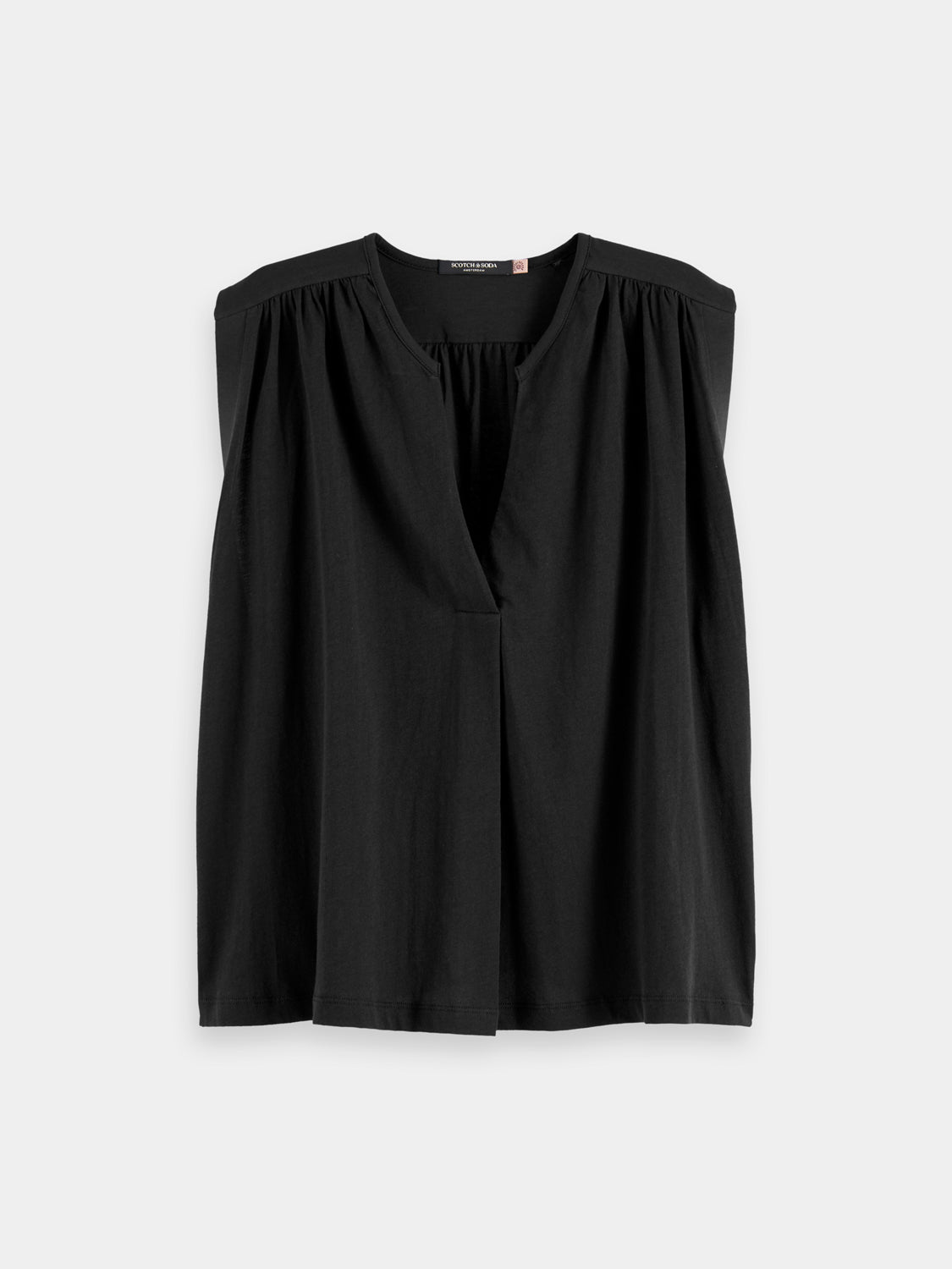 Drapey v-neck top - Scotch & Soda AU