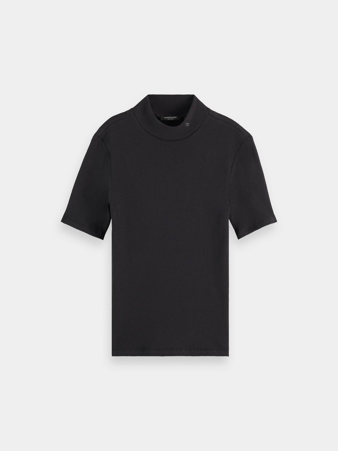 Ribbed mock neck - Scotch & Soda AU