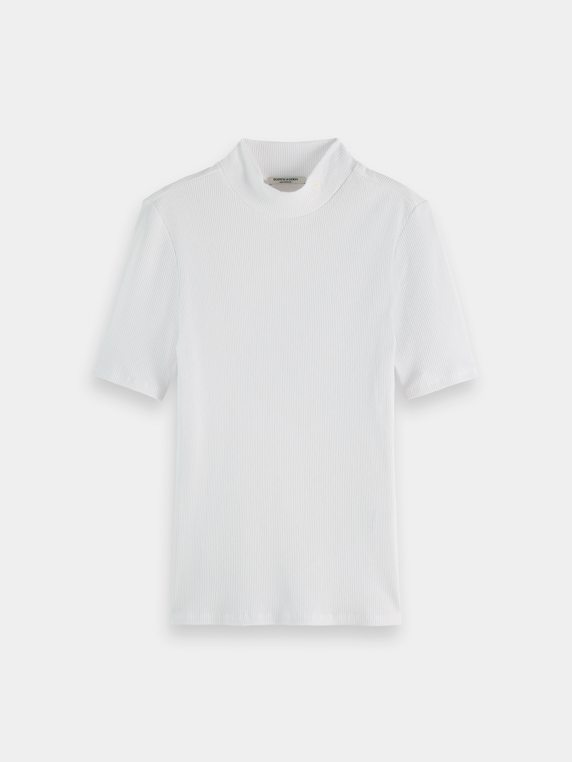 Ribbed mock neck - Scotch & Soda AU