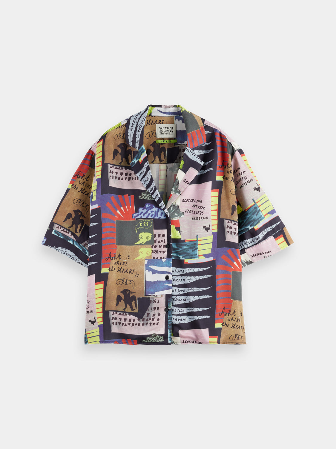 Printed short sleeved shirt - Scotch & Soda AU
