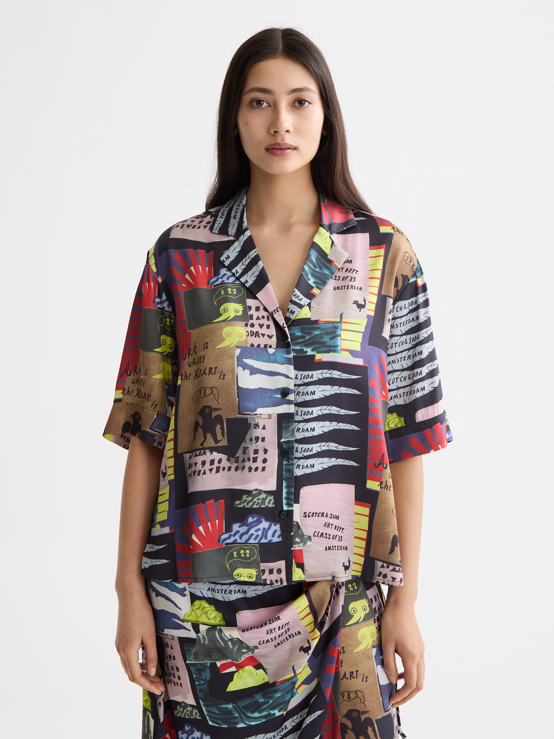Printed short sleeved shirt - Scotch & Soda AU