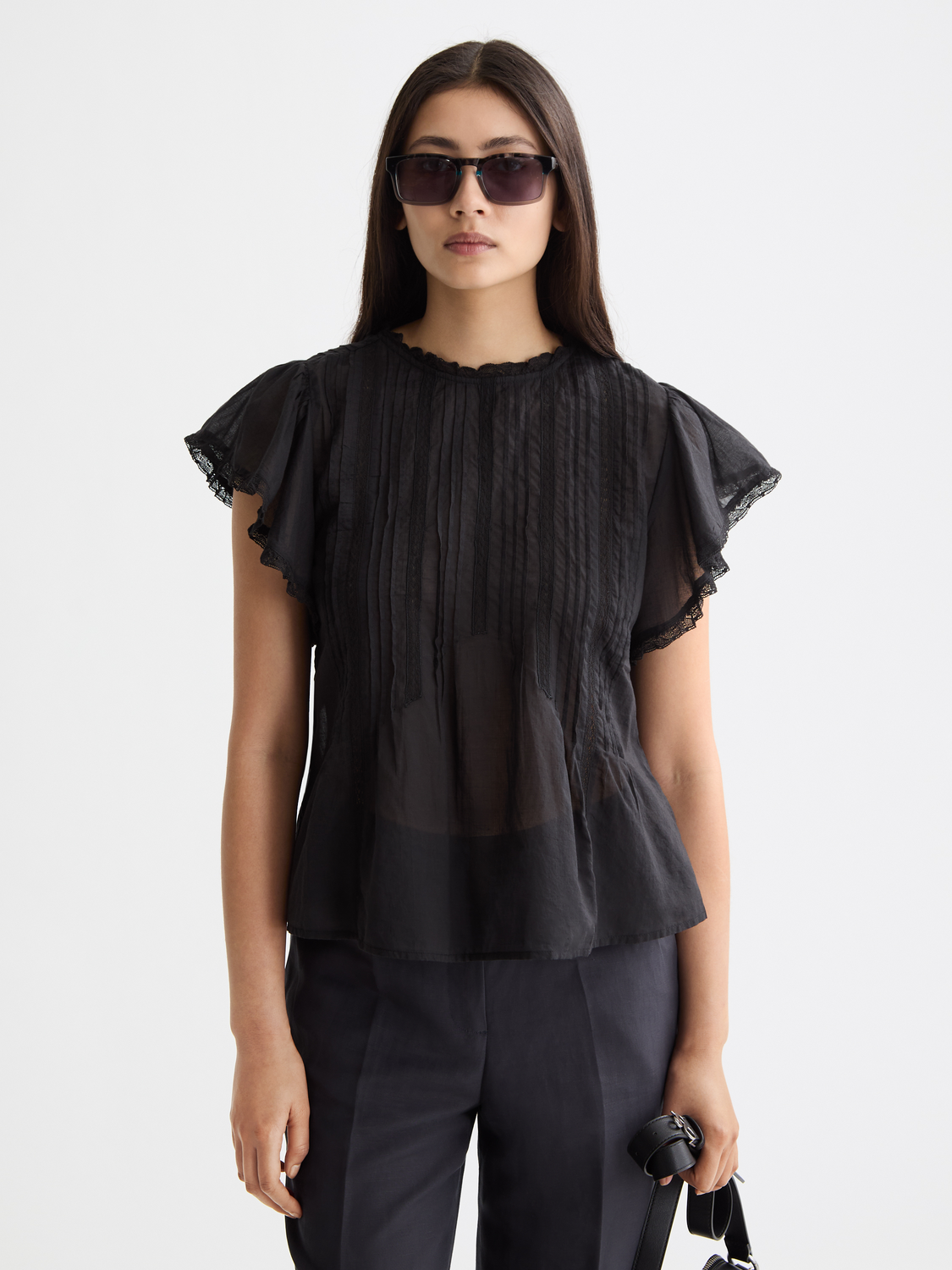 Butterfly sleeve top - Scotch & Soda AU