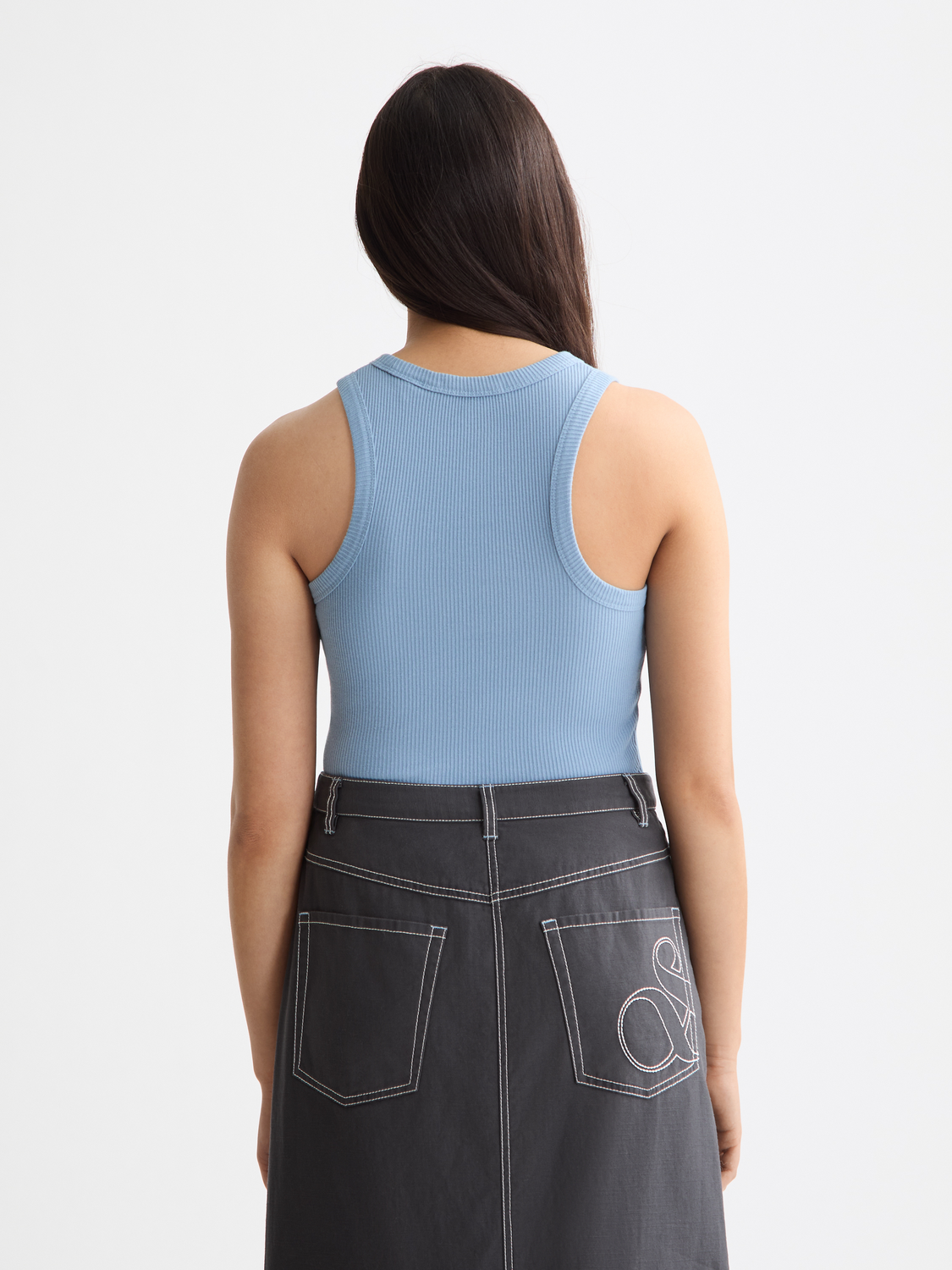 Ribbed racer tank - Scotch & Soda AU