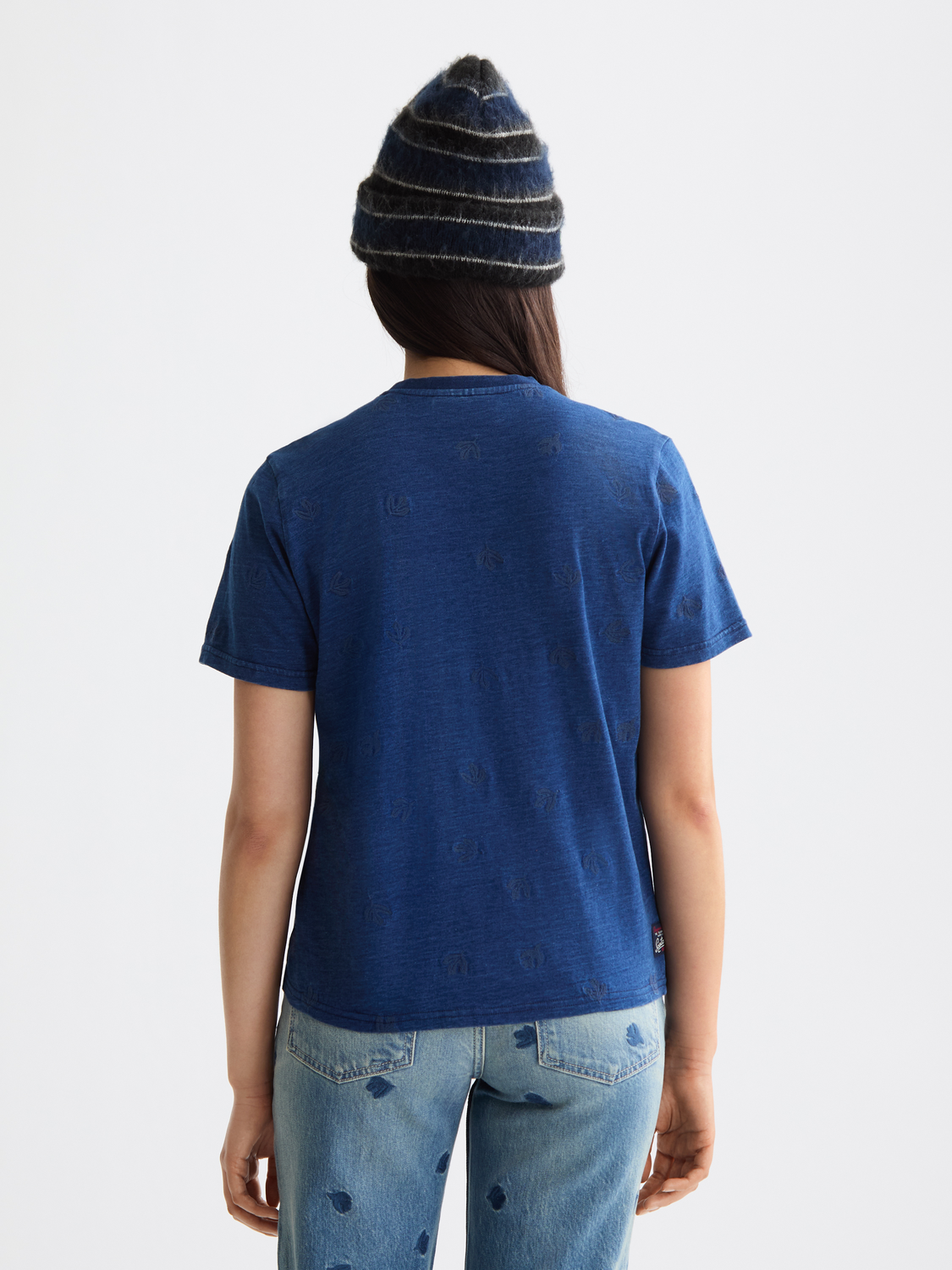 Washed indigo t-shirt - Scotch & Soda AU