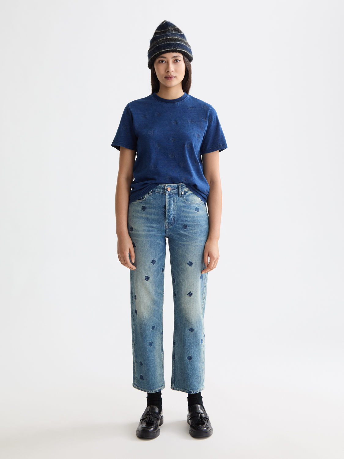 Washed indigo t-shirt - Scotch & Soda AU