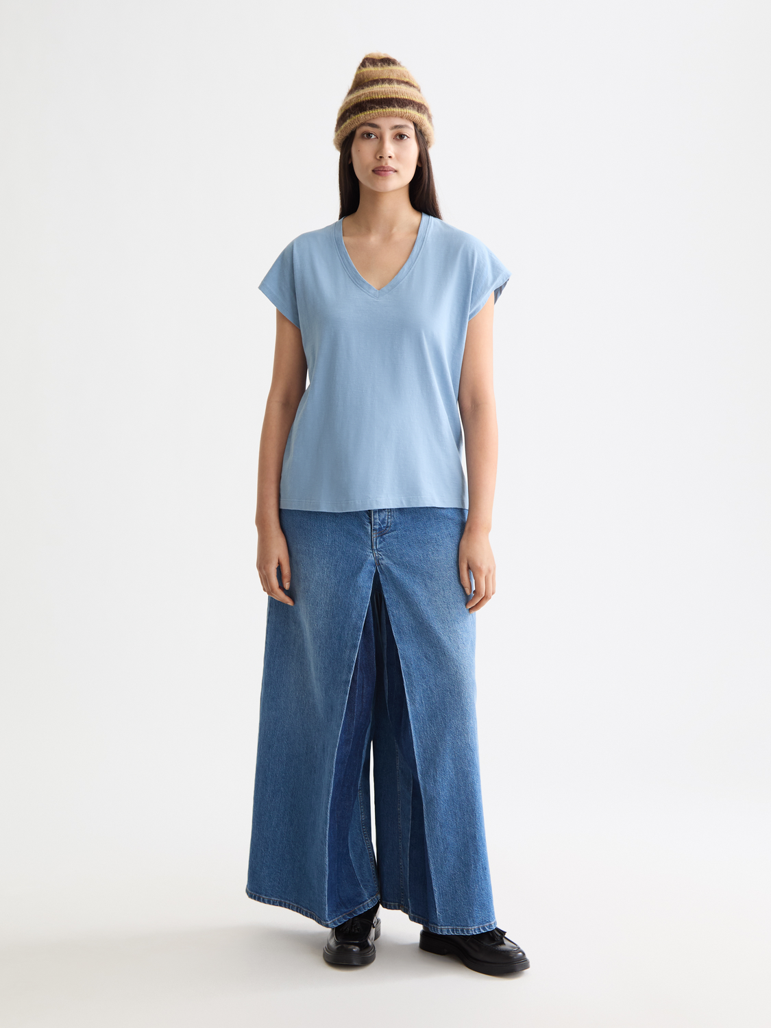 Slub v-neck t-shirt - Scotch & Soda AU