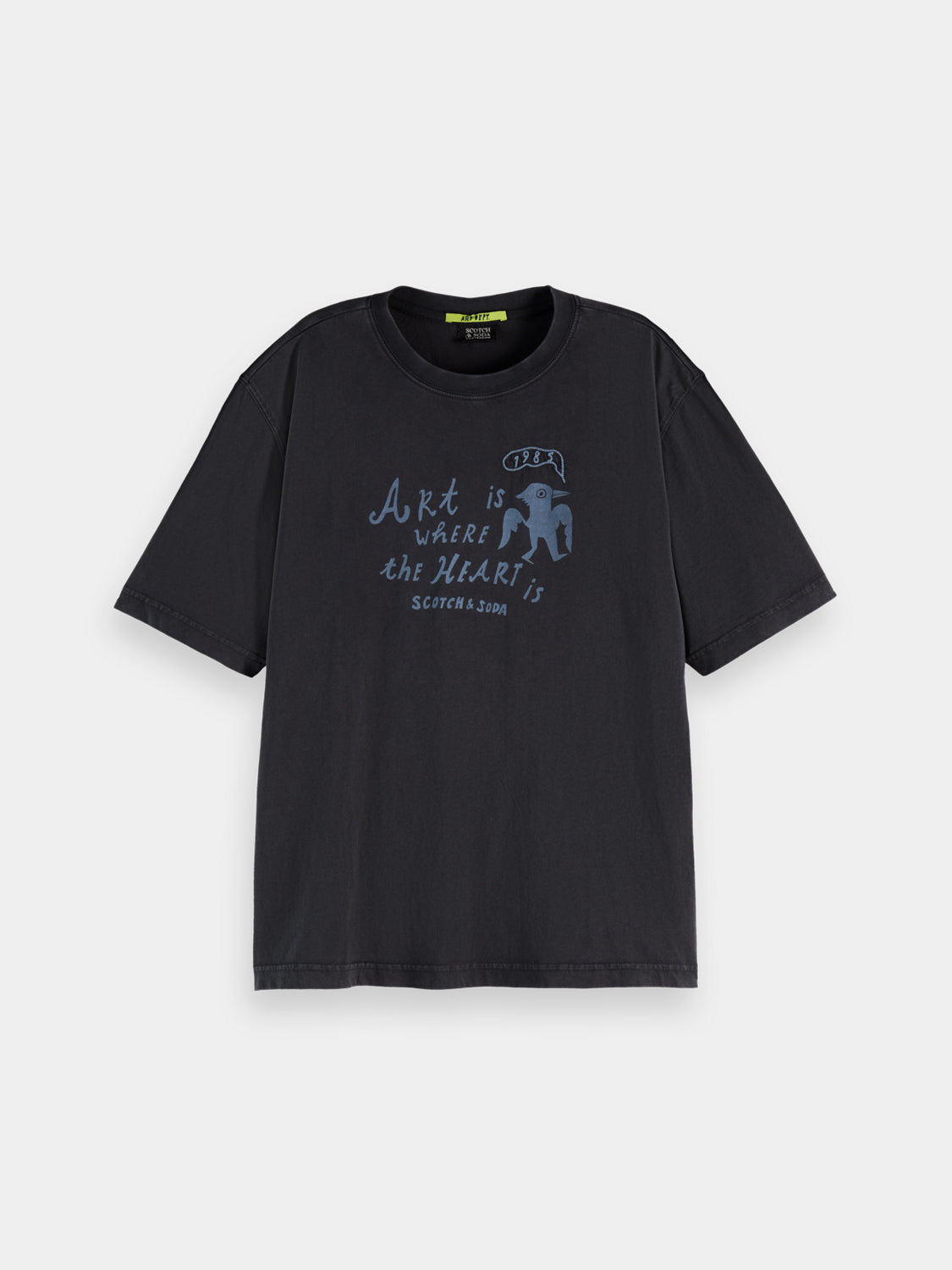 Washed artwork t-shirt - Scotch & Soda AU