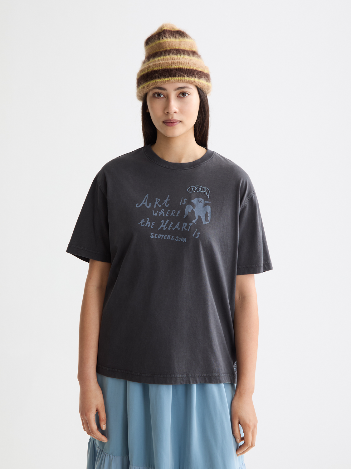 Washed artwork t-shirt - Scotch & Soda AU