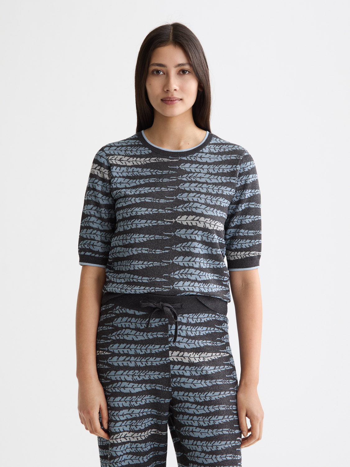 Lurex jacquard top - Scotch & Soda AU