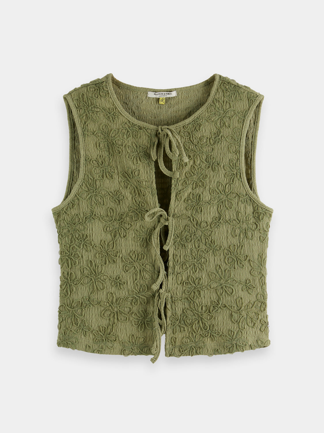 Bow closure structured tank - Scotch & Soda AU