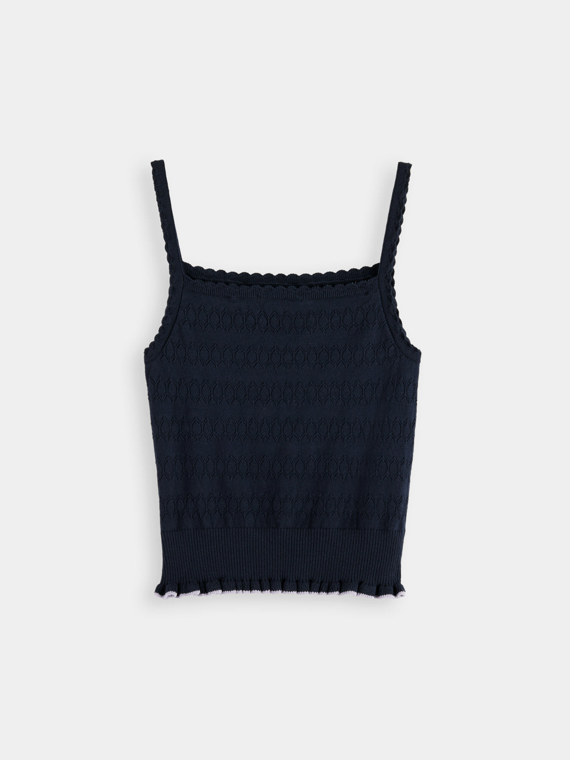 Pointelle knitted tank - Scotch & Soda AU
